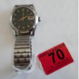 Rolex Tudor Oysterdate Date - black dial 266137 - 7939 case numbers.