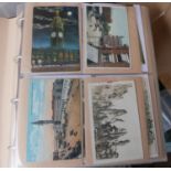 Lot of Album of some 280 USA Postcards.