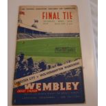 FA Cup Final Programme 1949 Leicester City vs Woverhampton Wanderers.