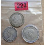 1890 - 1935 and 1937 Crown Coins.