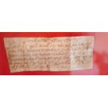 Charles Edward Stewart "Bonnie Prince Charlie" Promissory Note inscribed Paris 4th May 1747.