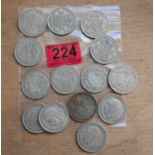 Approx 190 grams of Pre-1947 Silver Half-Crowns.