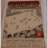 Football Programme Bohemians vs Drumcondra 1948.