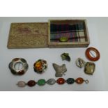 Lot of Assorted Scottish Agate Jewellery.
