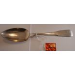 Scottish Provincial Silver Perth Robert Keay Fiddle Pattern Table Spoon - 9" long.