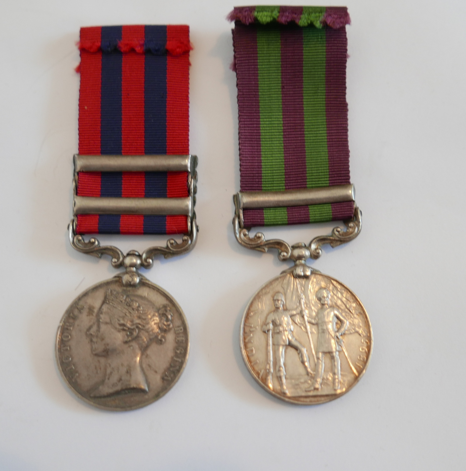 India 1854 General Service Medal - 2 Bars and Relief of Chitral 1895 Medal to Seaforth Highlanders. - Image 2 of 6