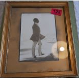 Antique Framed Frith 1847 dated watercolour Silhouette - 175mm x 127mm.