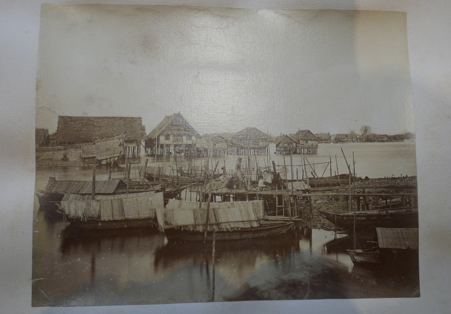 Antique Album of c1880-1900 Albumen Prints of Hong Kong and Singapore. - Image 8 of 25