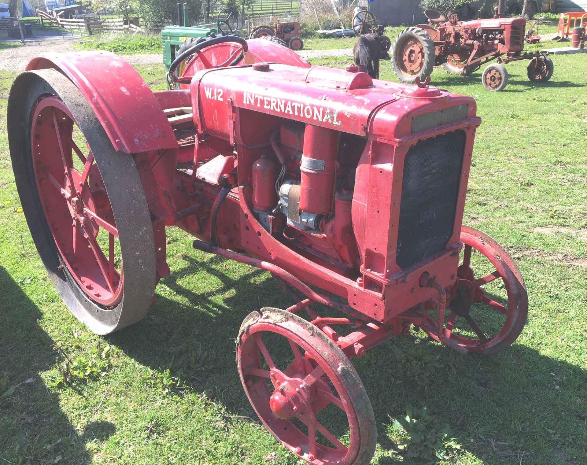 International W12 Steel Wheels Petrol Paraffin Tractor. - Image 5 of 5