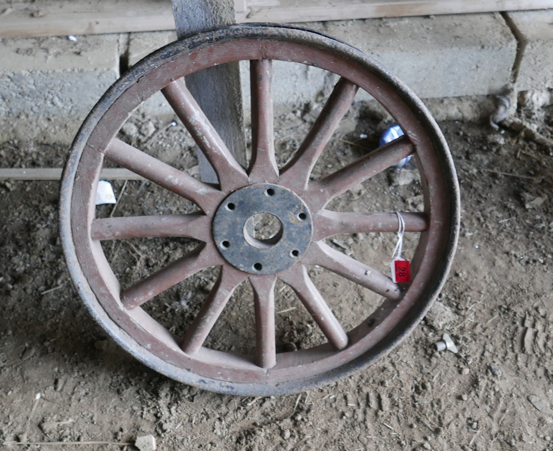 Pair of Model T Ford Wheels. - Image 2 of 3