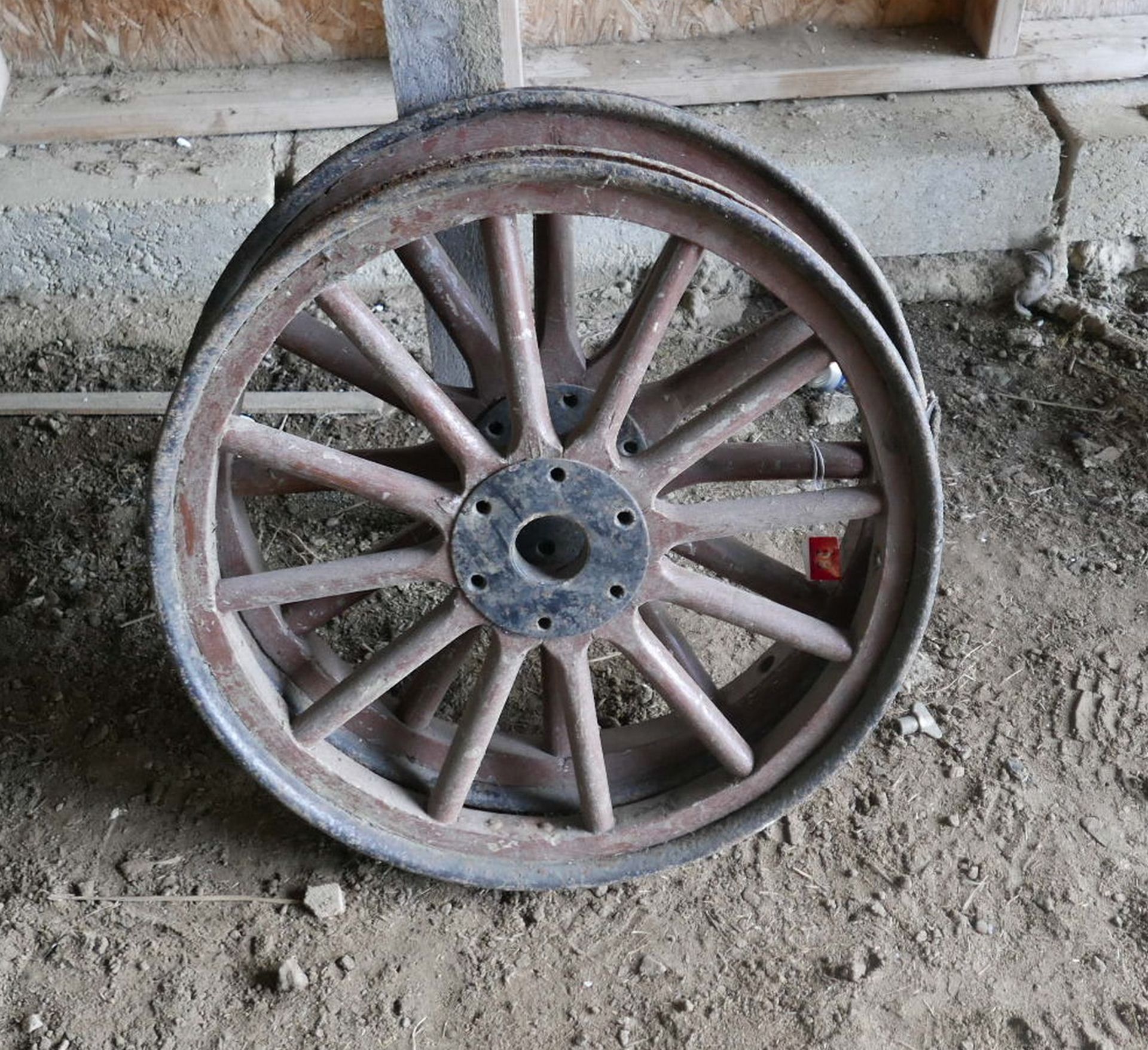 Pair of Model T Ford Wheels. - Image 3 of 3