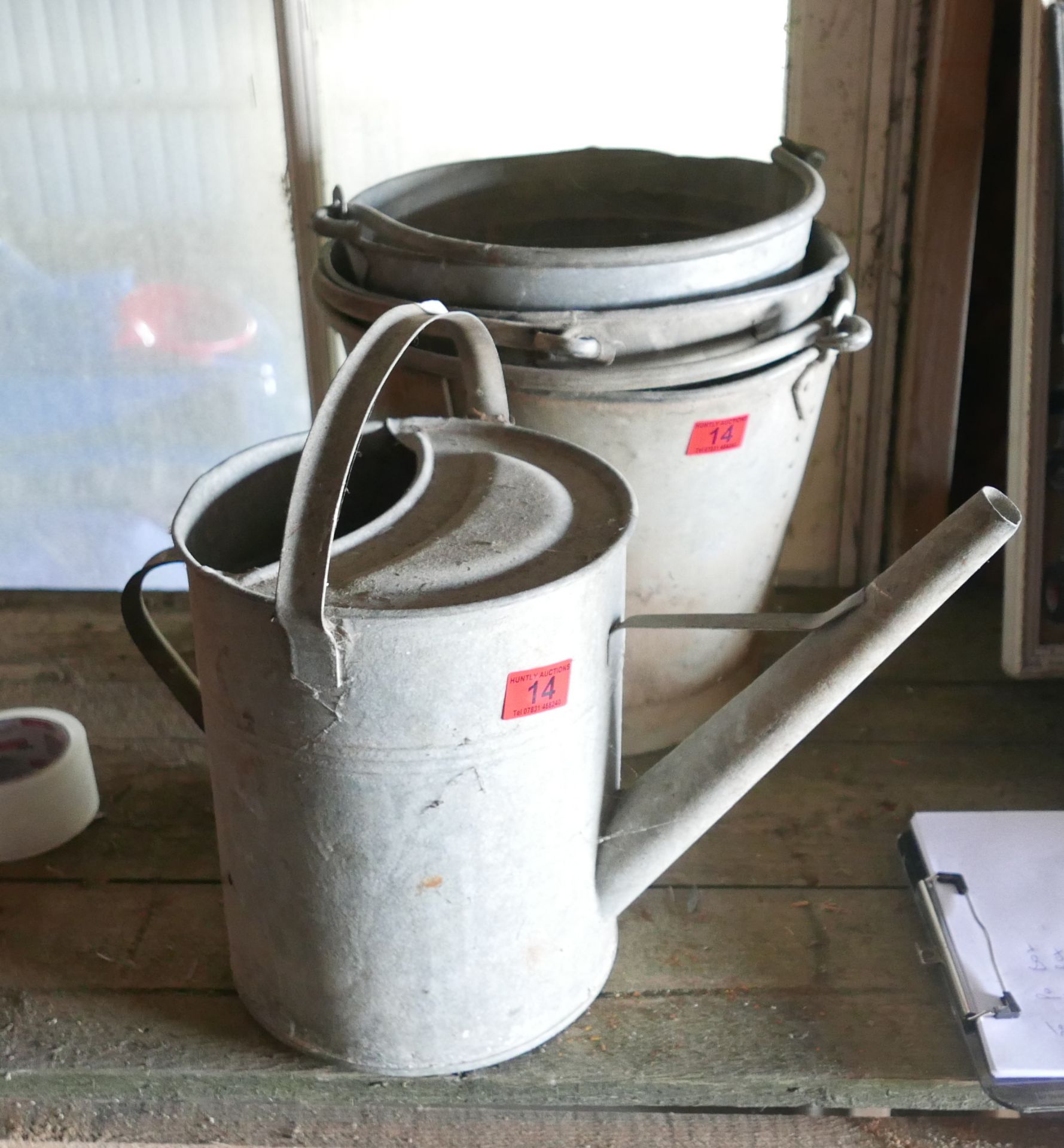 Lot of Galvanised Ware.