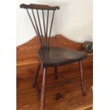 Adolf Loos/Liberty? Fan Back Windsor Chair - 29" tall.