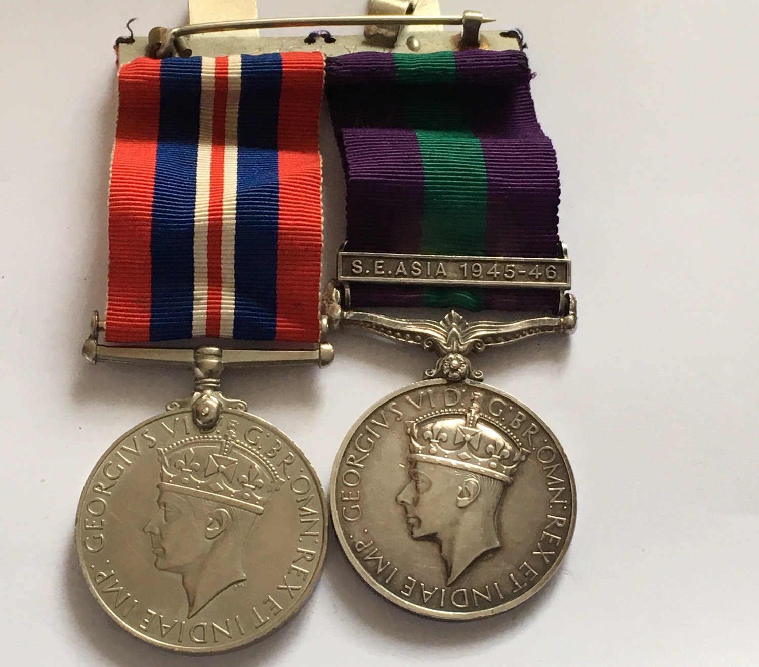 GSM Medal (SE Asia 1945-46 Bar) Pair to the Seaforths.