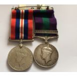 GSM Medal (SE Asia 1945-46 Bar) Pair to the Seaforths.