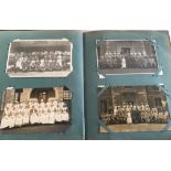 WW1 Album of 100 Postcards of Convalescing Soldiers-Soldiers-Family Members-Wives etc.