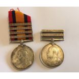 Boer War South Africa Queen and King Medals Bars-Wittebergen-Transvaal-Wepener-Cape Colony-Cape MR.