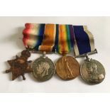 WW1 Trio and Long Service medal to the Royal Navy.