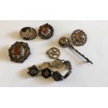 Lot of Silver Jewellery including Scottish pieces.