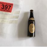 Vintage Miniature Tolly Royal Barley Wine Advertising Bottle made in Germany - 2 3/4" tall.