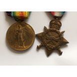 World War One Pair of Medals to the RE.
