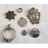 Lot of Silver etc Jewellery Brooches.