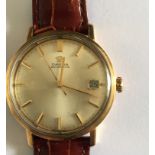 Vintage Gold Omega Automatic Watch - 31mm dial in an working order.