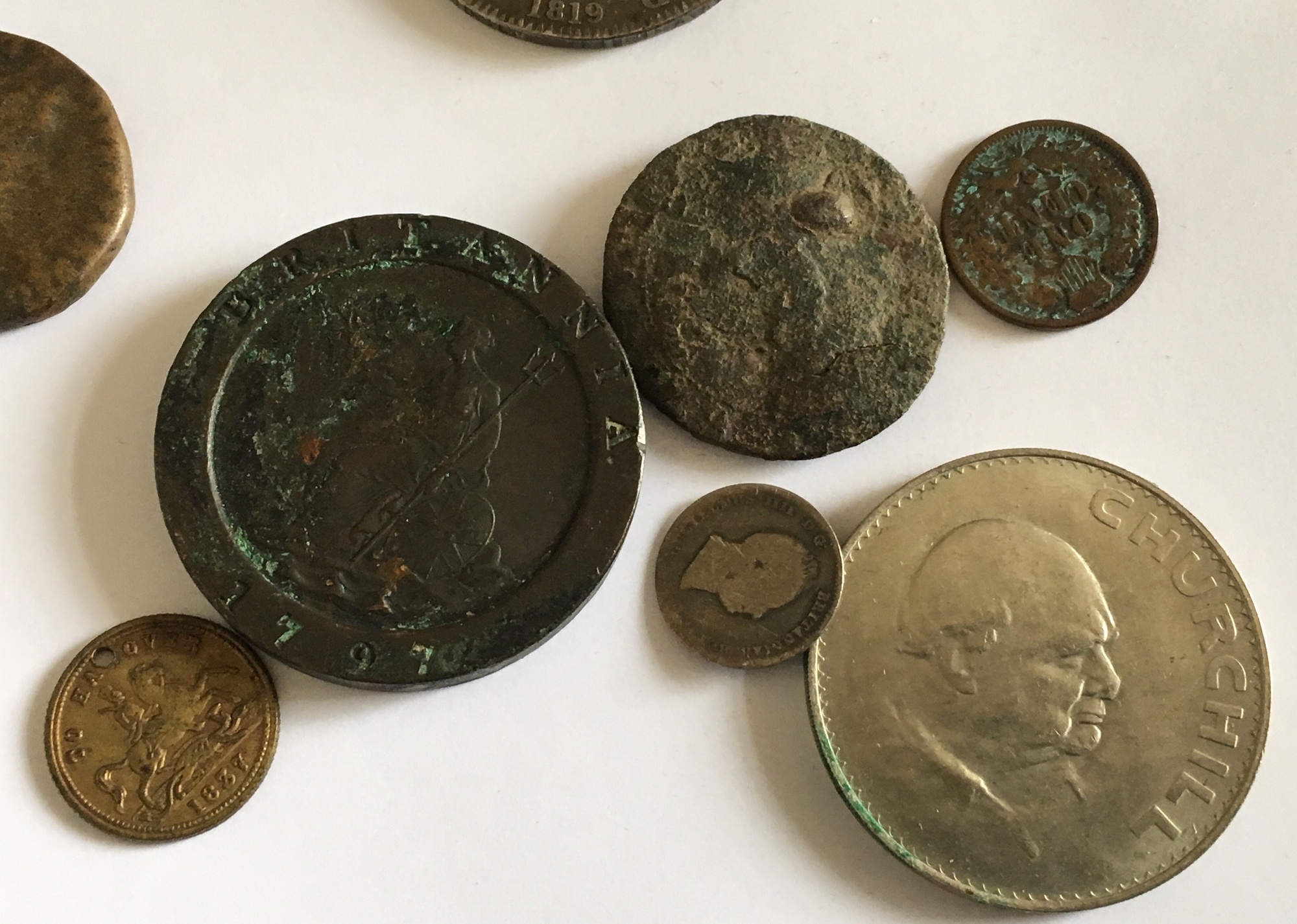 Lot of Antique Silver Coins and others. - Image 4 of 11