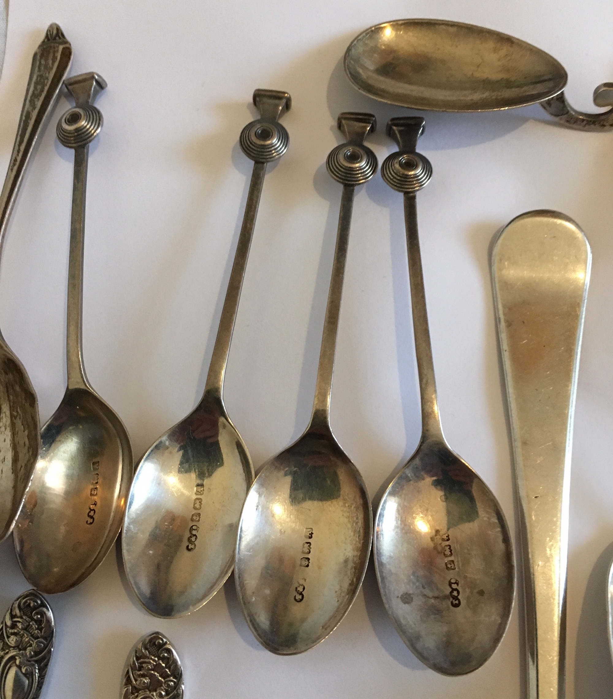 Lot of some 600 grams of Antique/Vintage Silver Spoons and White Metal Forks? - Image 4 of 16