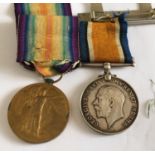 WW1 Victory Medal to ASC and WW1 BWM to RNVR