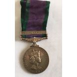 GSM South Arabia Medal to the RAF.