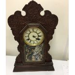 Antique Ansonia Waterbury Clock - 22" tall working order.