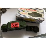 Boxed Dinky 651 Centurion Tank and 2 other Dinky Army Toys.