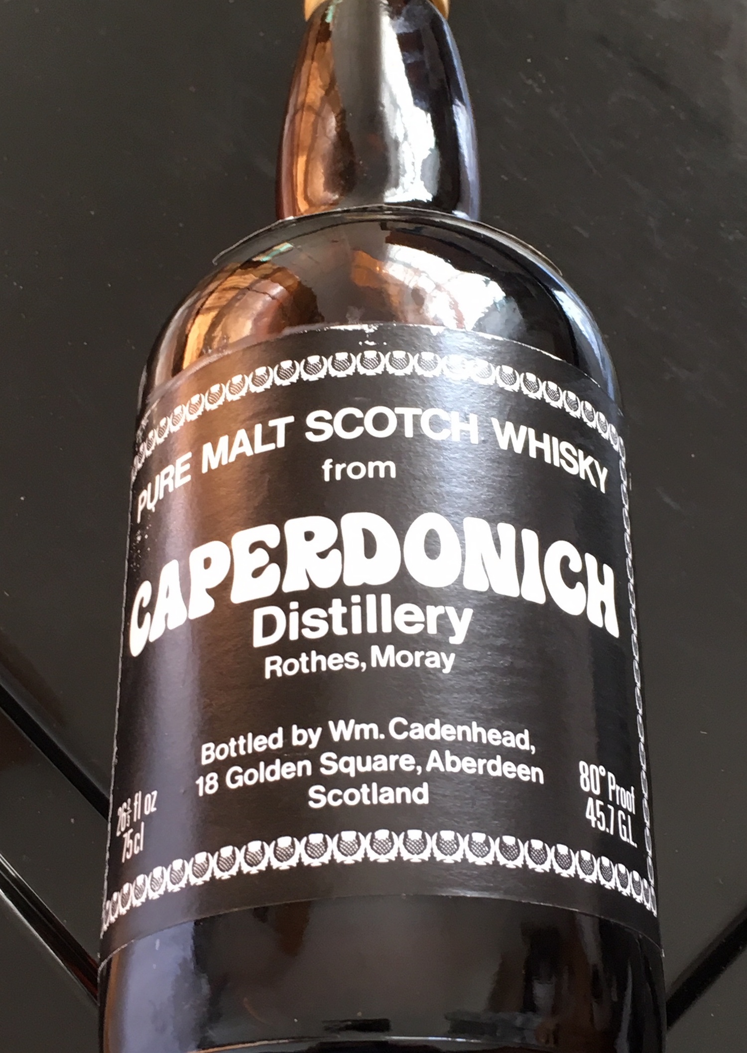 Bottle of Caperdonich Distillery Pure Malt Whisky distilled October 1965-bottle in November 1977. - Image 5 of 7