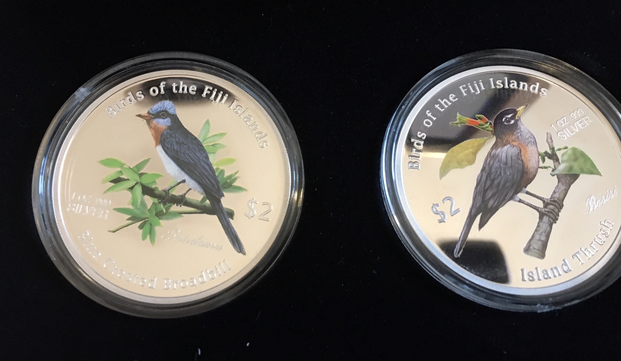 New Zealand Mint Birds of the Fiji Islands 4 x 1oz Silver Coins Set No 0206. - Image 4 of 7