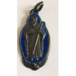 Vintage/Antique St Columba Iona Pendant - 40mm x 21mm.