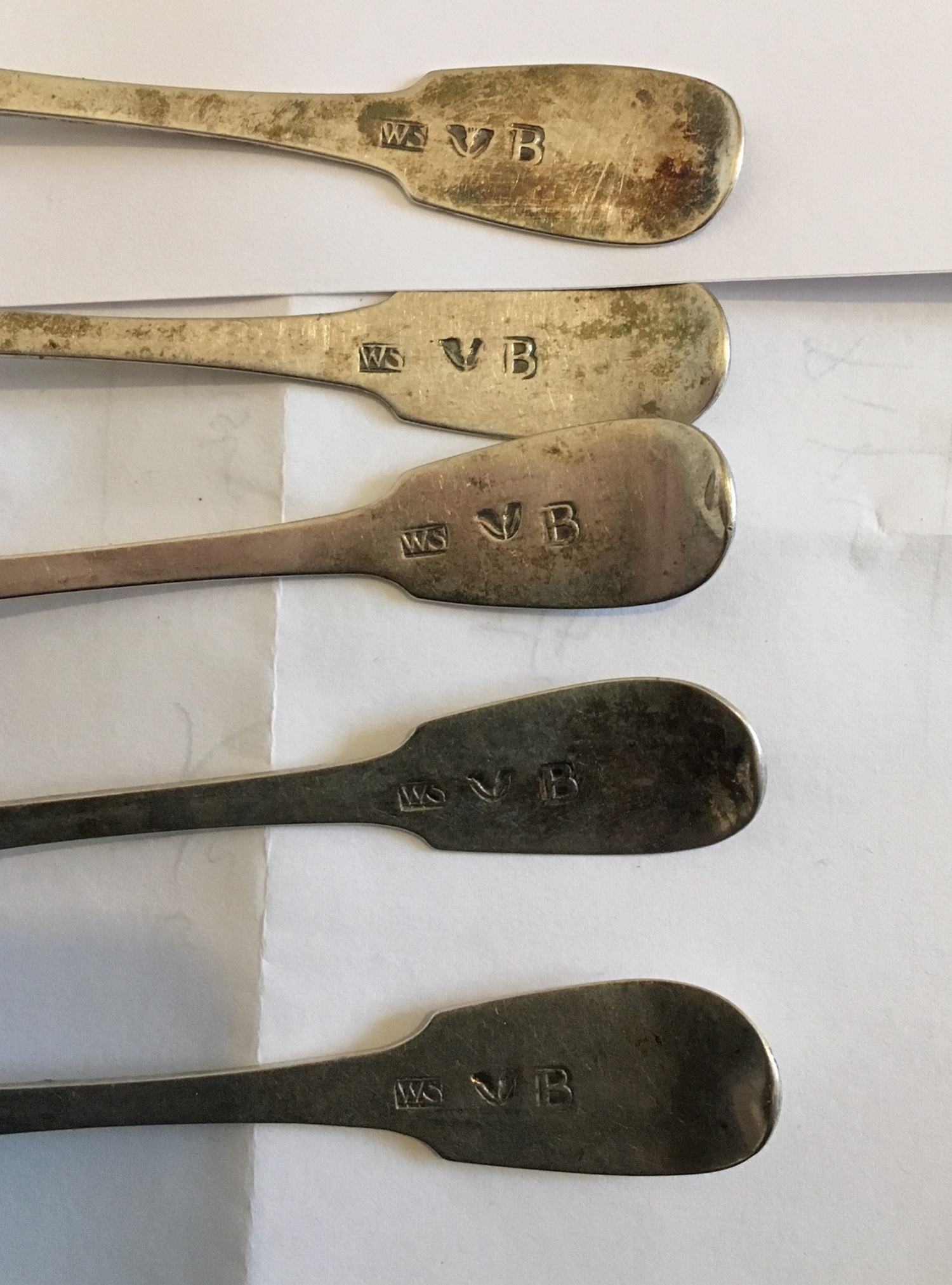 Lot of some 600 grams of Antique/Vintage Silver Spoons and White Metal Forks? - Image 11 of 16