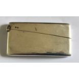 Antique Silver Card Case - 80mm x 42mm.