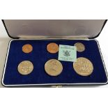 Boxed Set of New Zealand Proof Coins 1969.