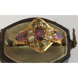 Antique 15ct Gold Ring - UK size N.