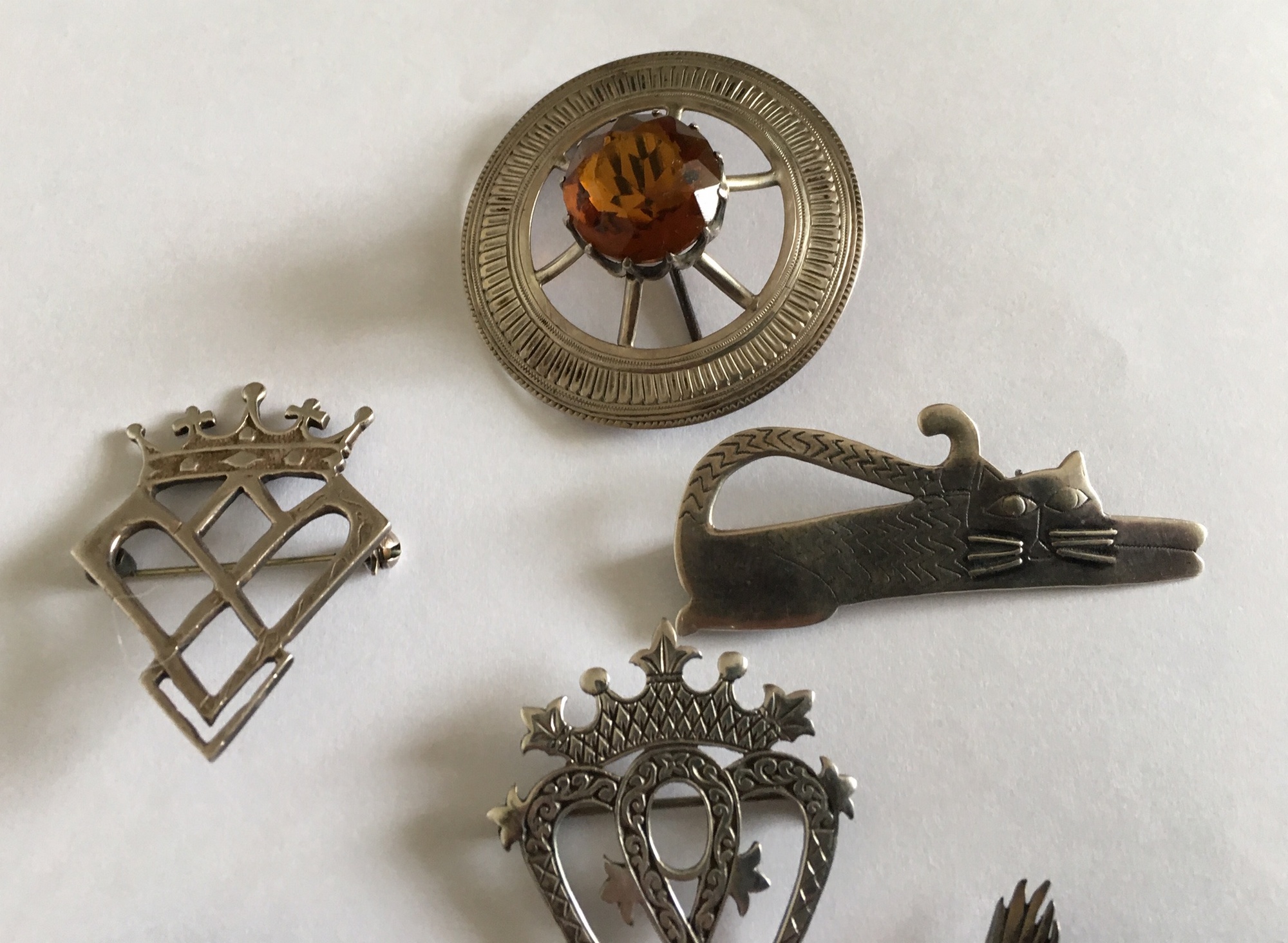 Lot of Silver Brooches etc. - Image 3 of 4