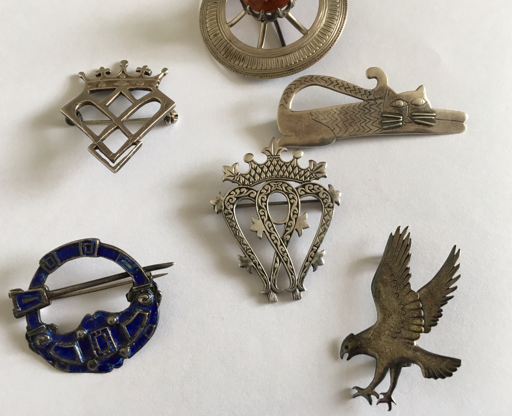 Lot of Silver Brooches etc. - Image 2 of 4