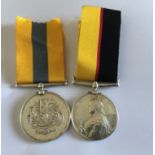 Pair of Victorian Sudan Medals to the ASC.