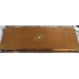 Antique Purdey Golden Oak Rifle Case - 34" x 11" x 3 1/4".