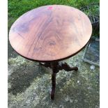 Victorian Tripod Table with 21 1/2" diameter top.