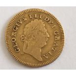 George 111 1802 Third Guinea Coin.