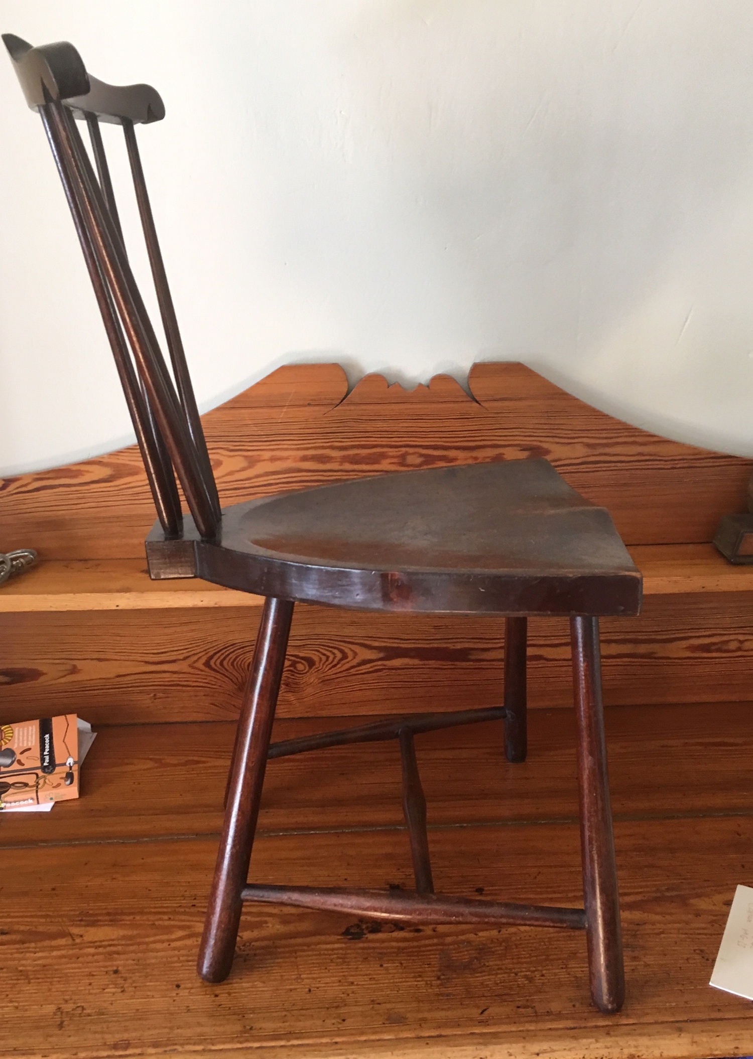 Adolf Loos/Liberty? Fan Back Windsor Chair - 29" tall. - Image 5 of 9