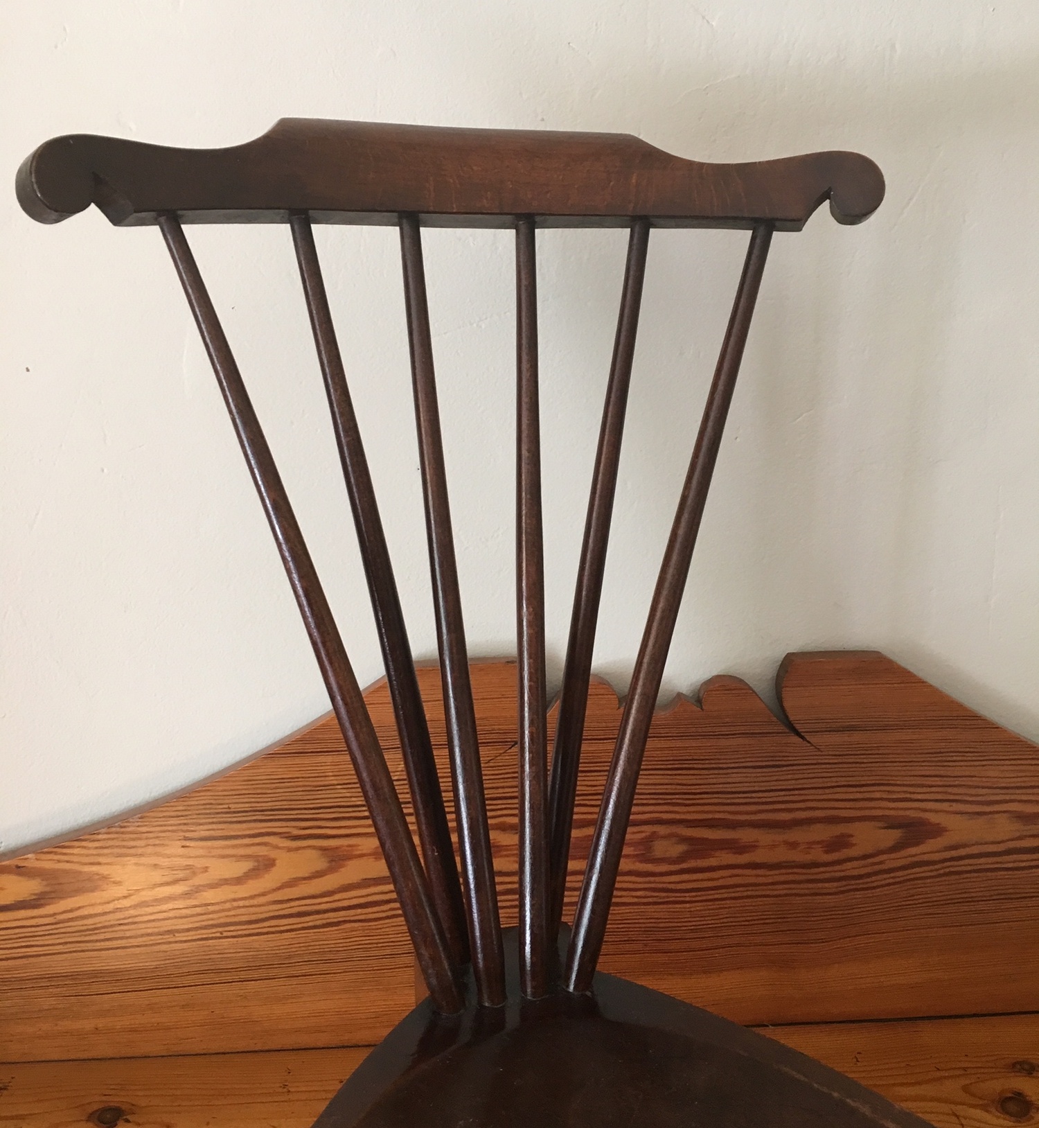 Adolf Loos/Liberty? Fan Back Windsor Chair - 29" tall. - Image 2 of 9