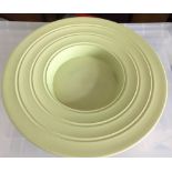 Keith Murray Wedgwood Green Bowl/Dish 14" diameter.