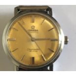 Vintage Stainless Steel Omega Seamaster De Ville - 30mm dial - working order.